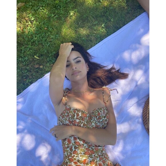 NWT Realisation The Devon in 70s Floral Silk Short Mini Tank Dress M $190 - Picture 15 of 15